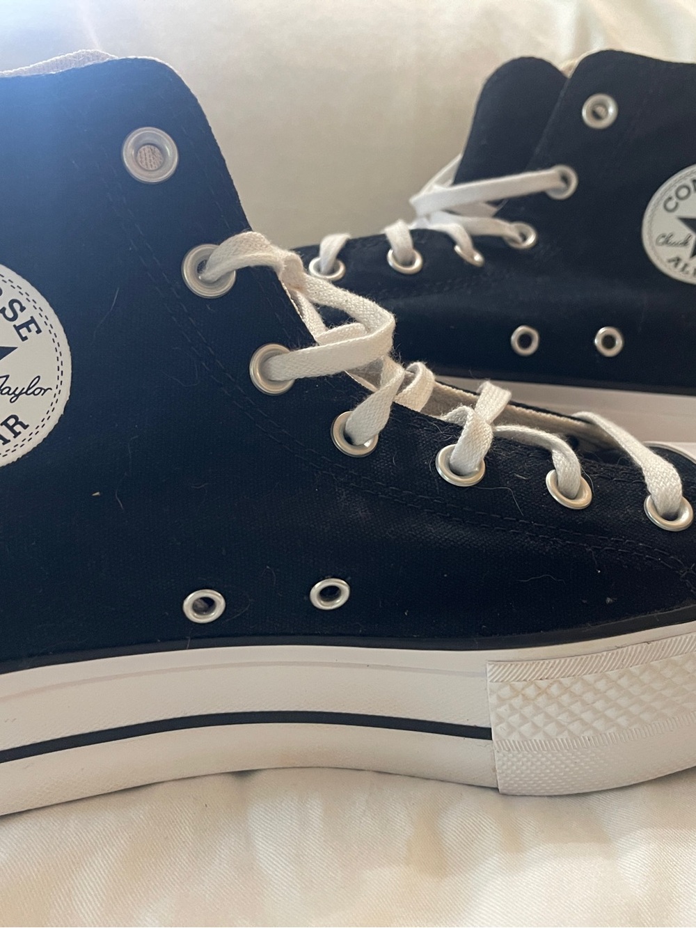 Chuck Taylor All Star Lift Platform High Top Canvas Sneakers size 10